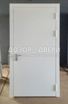 Противопожарная дверь EI-60 белого цвета